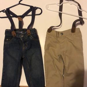 Carters Jeans with Suspenders